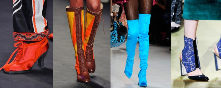 модные сапоги осень 2014-зима 2015, тенденции моды, новости моды 2014,  модная обувь зима 2015